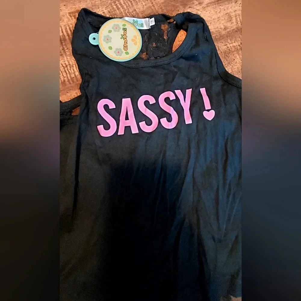 Classy with a side of sassy Mommy and Me Tank Tops-NWT - Picture 2 of 10